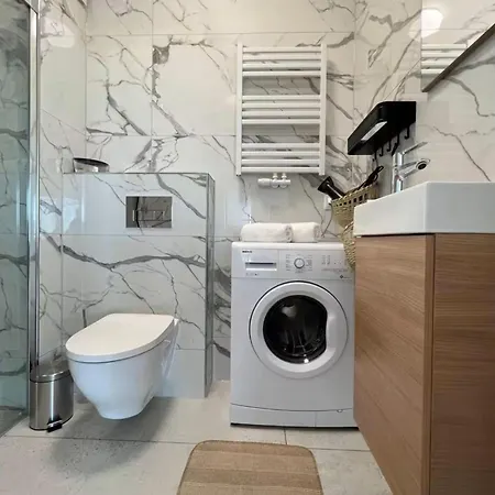 Widok - Klima - Wifi - Netflix - Sauna - Darmowy Parking - Silownia - Obok Plazy - Mieszkanie Z Widokiem Na Morze 6 Osob 아파트 그단스크