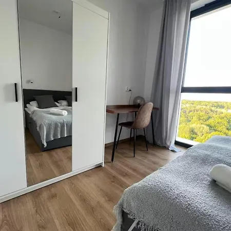 Appartement Widok - Klima - Wifi - Netflix - Sauna - Darmowy Parking - Silownia - Obok Plazy - Mieszkanie Z Widokiem Na Morze 6 Osob Gdańsk