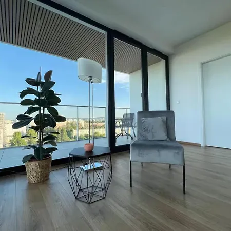 Widok - Klima - Wifi - Netflix - Sauna - Darmowy Parking - Silownia - Obok Plazy - Mieszkanie Z Widokiem Na Morze 6 Osob Apartmán *