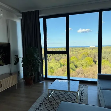 Widok - Klima - Wifi - Netflix - Sauna - Darmowy Parking - Silownia - Obok Plazy - Mieszkanie Z Widokiem Na Morze 6 Osob Gdańsk