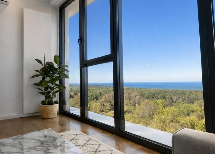 Widok - Klima - Wifi - Netflix - Sauna - Darmowy Parking - Silownia - Obok Plazy - Mieszkanie Z Widokiem Na Morze 6 Osob Appartamento Danzica