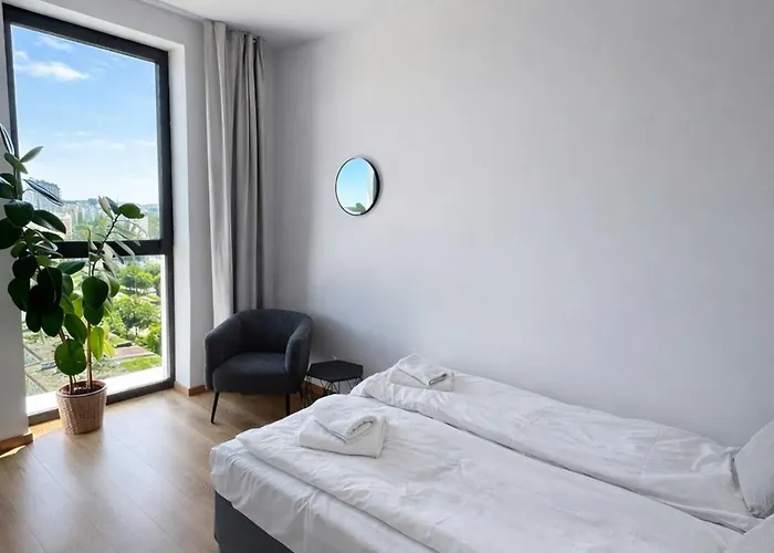 Widok - Klima - Wifi - Netflix - Sauna - Darmowy Parking - Silownia - Obok Plazy - Mieszkanie Z Widokiem Na Morze 6 Osob Appartamento *