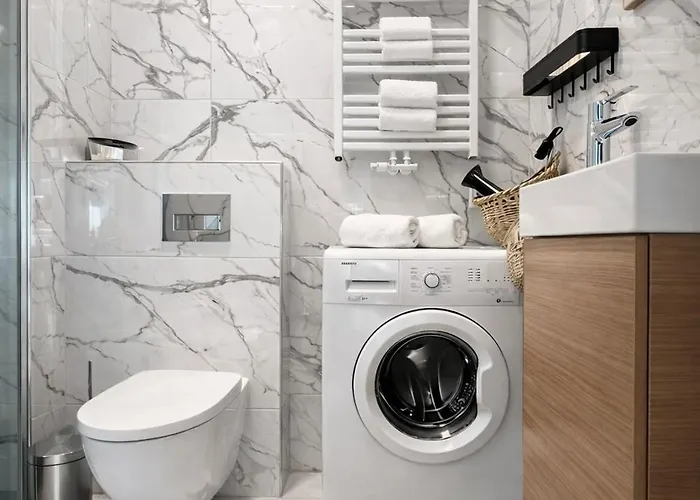 Widok - Klima - Wifi - Netflix - Sauna - Darmowy Parking - Silownia - Obok Plazy - Mieszkanie Z Widokiem Na Morze 6 Osob Danzica