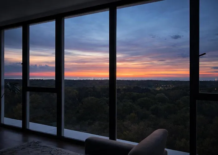 Widok - Klima - Wifi - Netflix - Sauna - Darmowy Parking - Silownia - Obok Plazy - Mieszkanie Z Widokiem Na Morze 6 Osob *